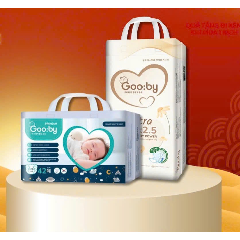 Tã bỉm gooby ngày và đêm đủ size cho bé (gooby extrax & gooby premium)