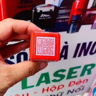 [Dấu vuông V20 - 2x2cm] Khắc Dấu Theo Yêu Cầu: Dấu Thư Pháp, Dấu Triện, Dấu Logo - Sắc Nét, Bền Đẹp