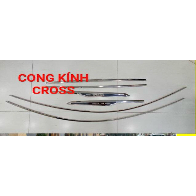 Viền Cong Kính Inox Corolla Cross 2020–2025 | Hoàng Phúc Auto