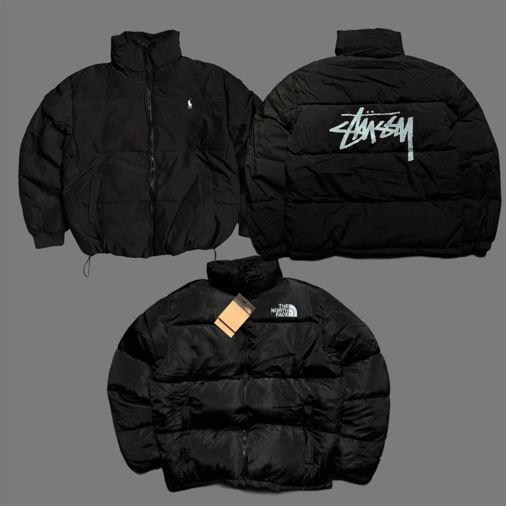 Áo Phao Stussy,Nai, Tnf Chằn bông 3 lớp cao cấp phong cách, ấm áp Unisex Hottrend 2026
