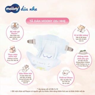 Moony - Bỉm tã dán Moony Natural - BTD147001