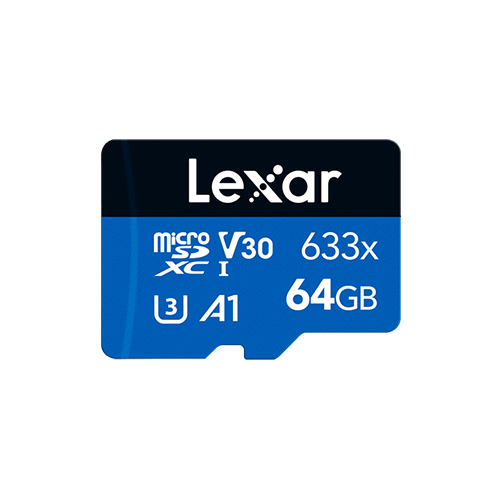 Thẻ nhớ MicroSD Lexar 64GB 633x V30 100MB/s | Chính Hãng