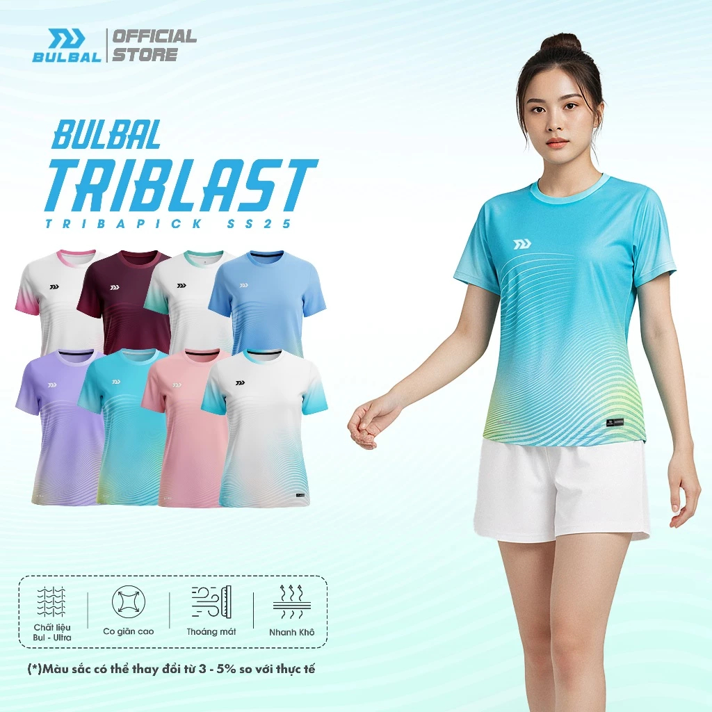 ÁO THỂ THAO NỮ BULBAL TRIBLAST