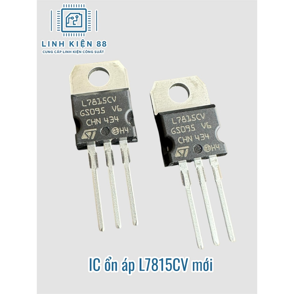 5, 10 hoặc 20 con IC ổn áp L7815 7815 15v 1.5A To-220 mới chính hãng ST