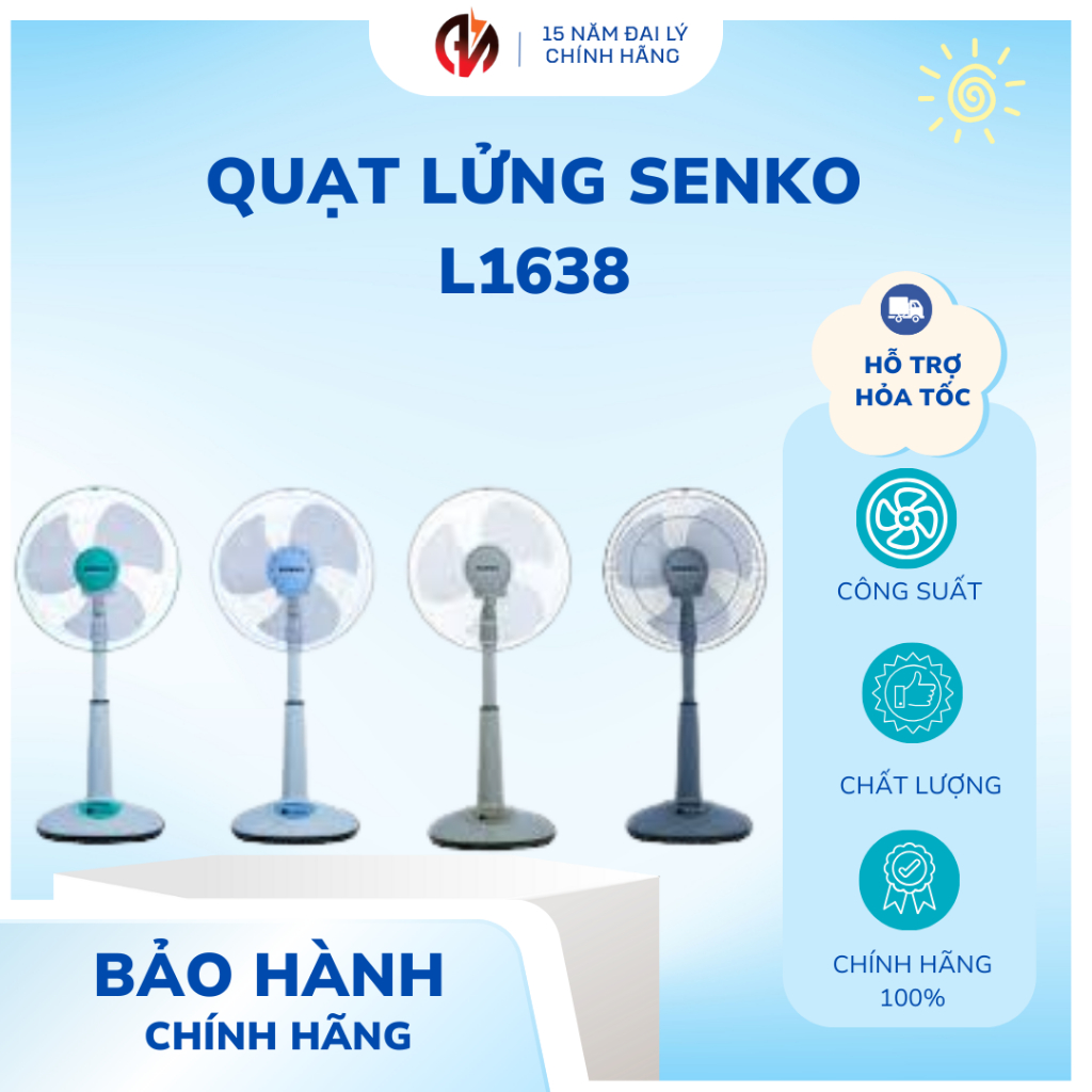 Quạt lửng Senko L1638