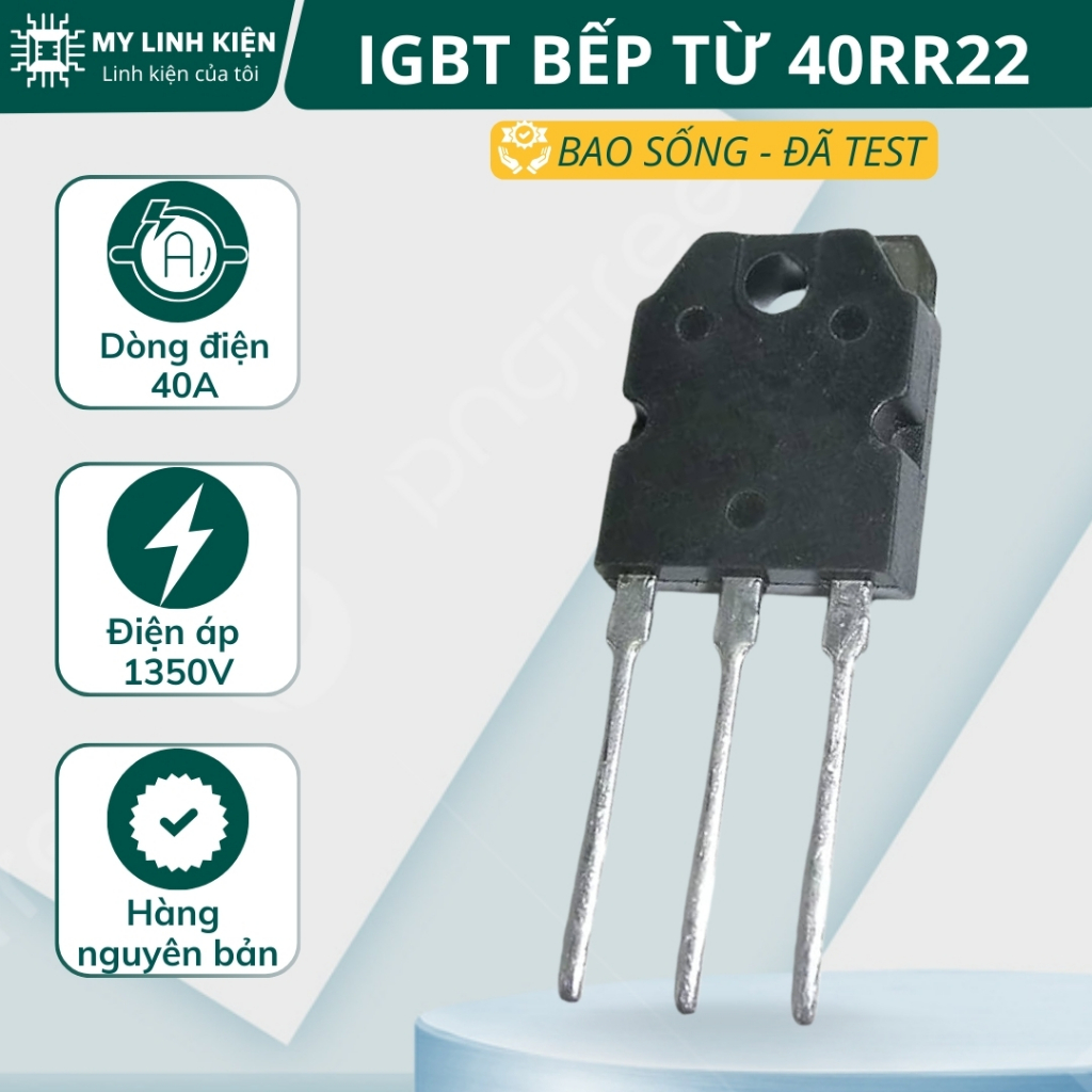 IGBT bếp từ 40RR22 40A 1353V tháo máy chính hãng chất lượng tốt.
