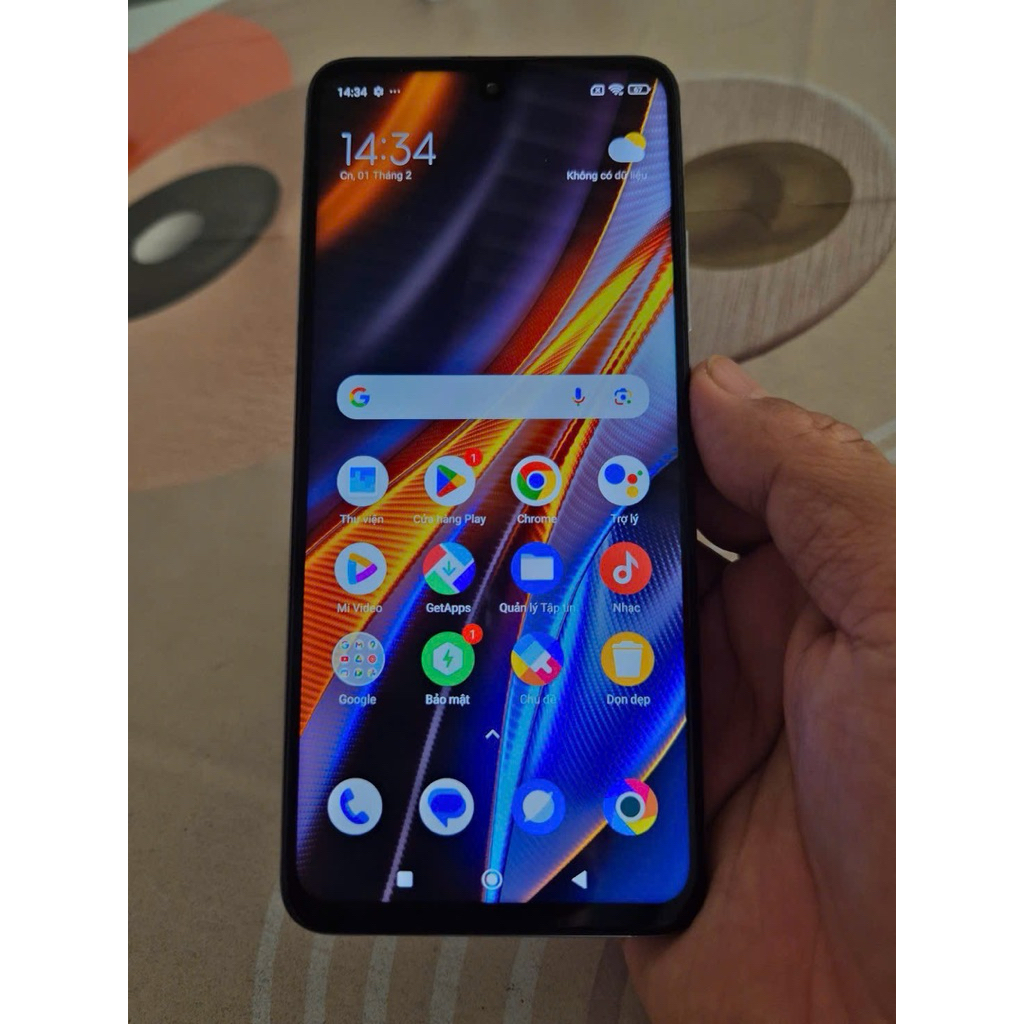 Xiaomi poco x4 gt, chip dimensity 8100 ram 8/128gb game mượt pin 5080mah màn hình 144hz.