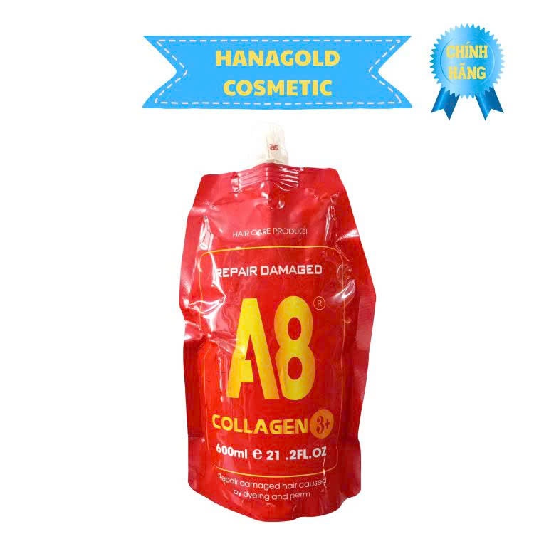 HẤP PHỤC HỒI TÓC COLLAGEN A8 - 600ML
