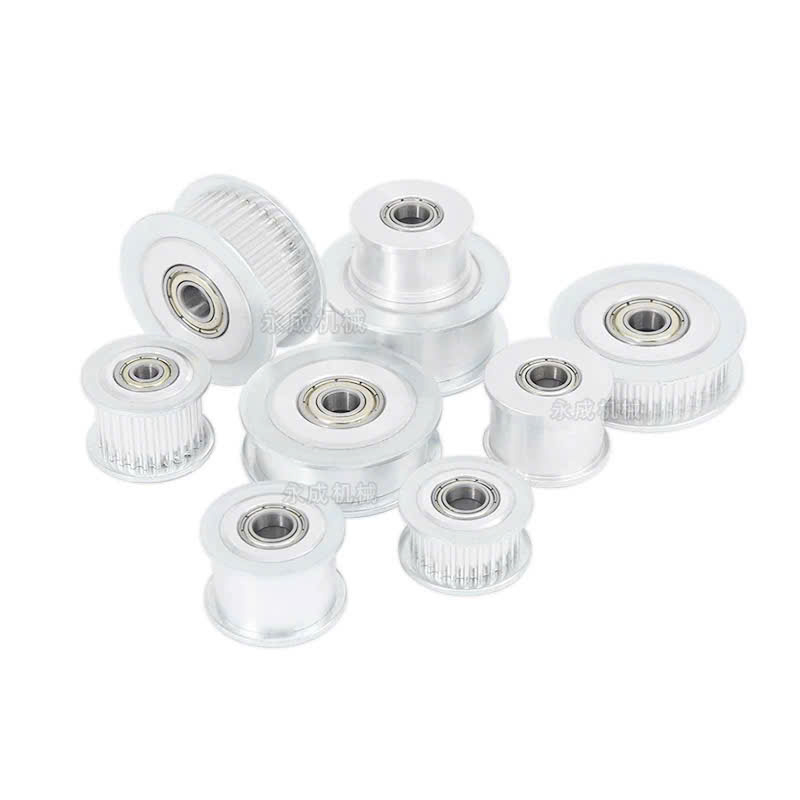 Pulley Puly Bạc Đạn Không Răng Và Có Răng 5M HTD5M Bản 16 Nhiều Size