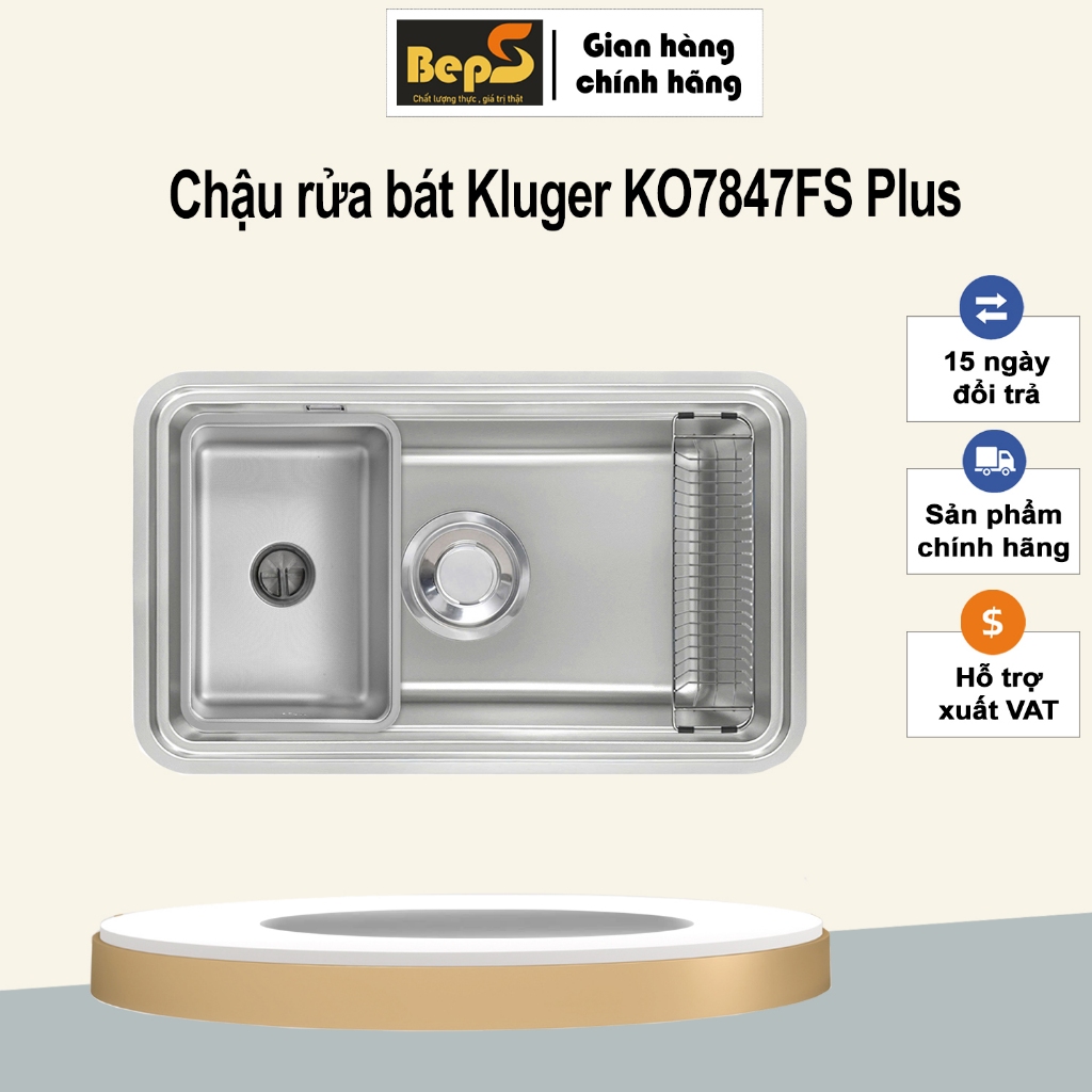 Chậu rửa bát Kluger KO7847FS Plus