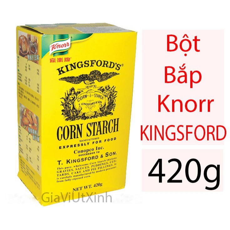 BỘT BẮP KNORR KINGSFORD CORN STARCH 420G