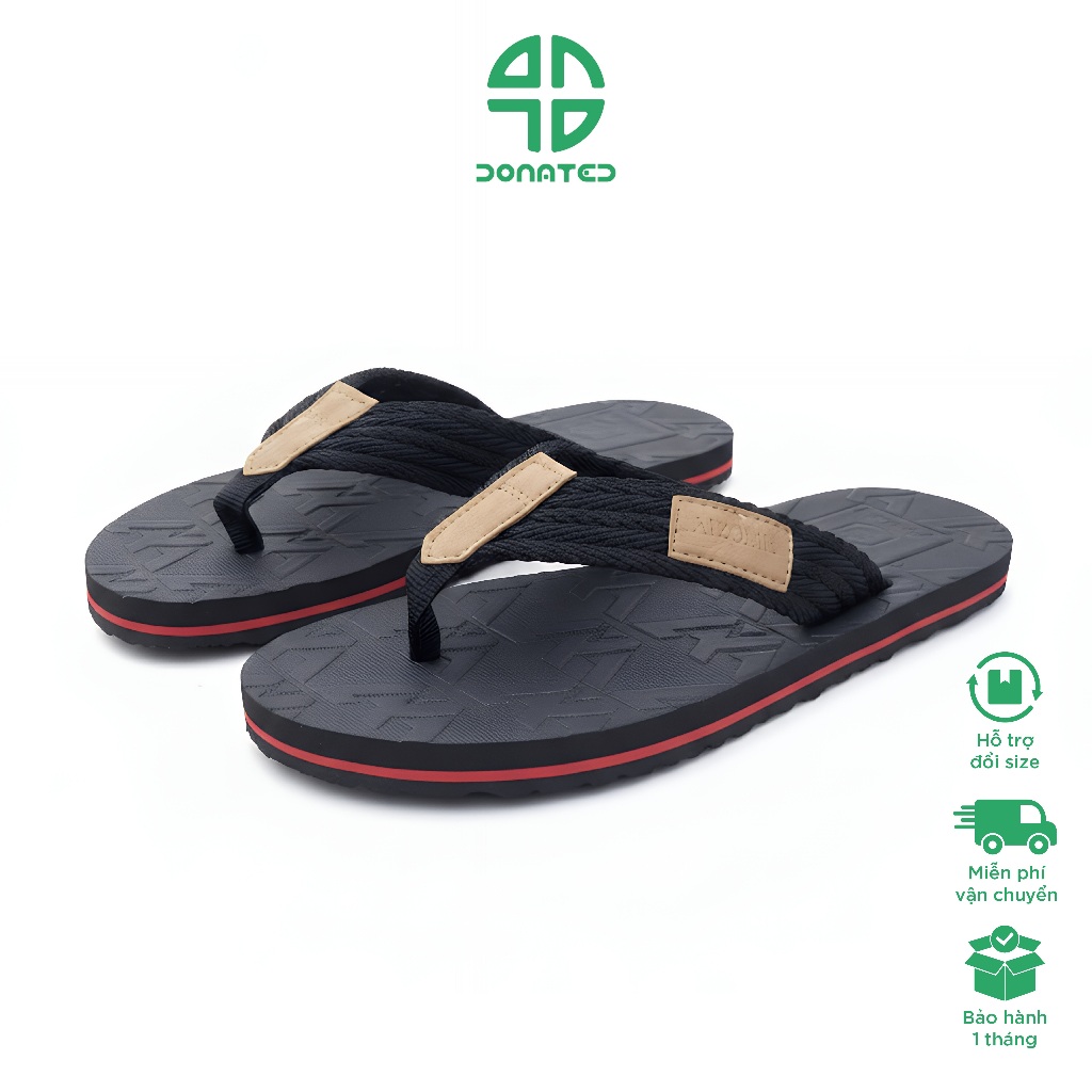[ 2 ] Dép Nam, Dép Xỏ Ngón, Dép Đi Biển Xốp Eva Len Cao Cấp, Đế Cao Su Chống Trơn Trượt [ Xốp Eva Mã