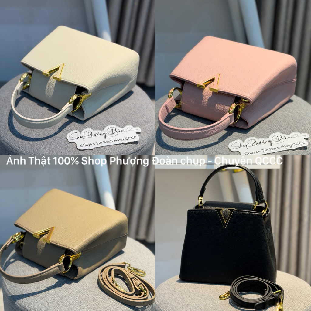 Túi Công Sở V chất da cao cấp size 23cm sang chảnh