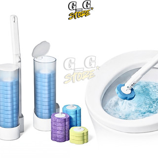 Cọ Vệ Sinh Bồn Cầu Trong Suốt | Cọ Toilet Silicon Mềm, Không Bám Bẩn, Treo Tường Gọn Gàng - GGStore
