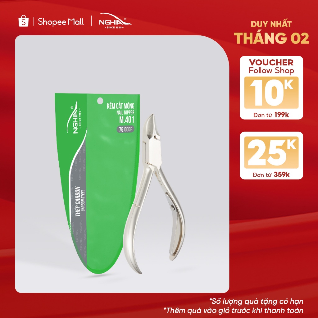 Kềm Cắt Móng Thép Chuyên Dụng Kềm Nghĩa M.401