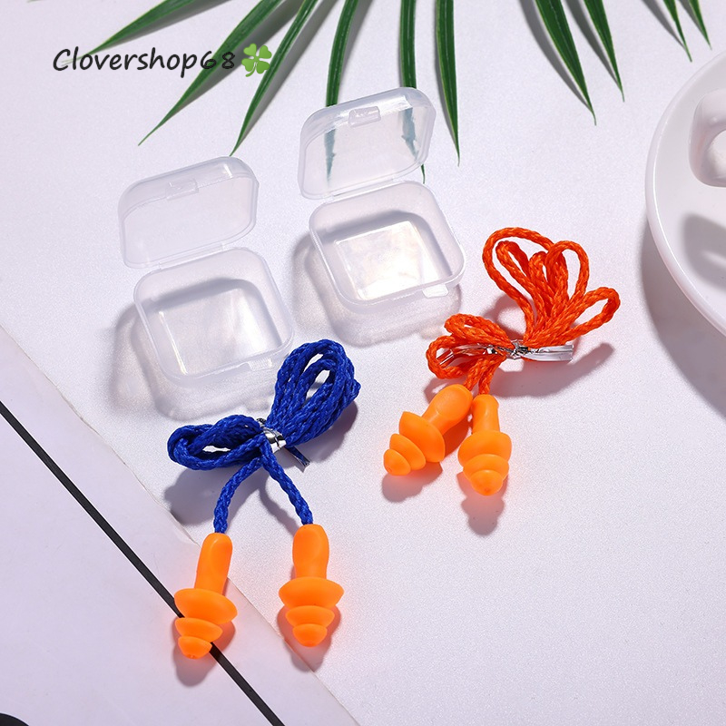 🍀Set Nút bịt tai chống ồn cách âm loại đẹp - có hộp 🍀 Clovershop68 🍀