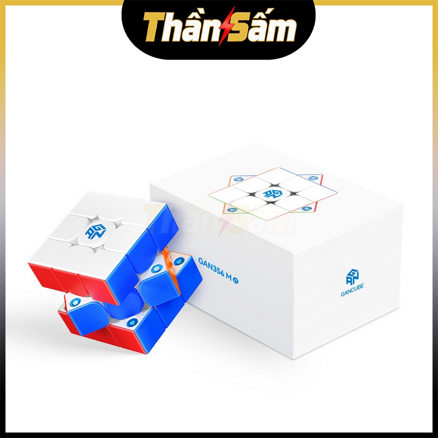 Rubik 3x3 Gan 356 ME 3x3 Magnetic Rubic 3 Tầng Có Nam Châm Gan 356M E Stickerless Đồ Chơi Trí Tuệ