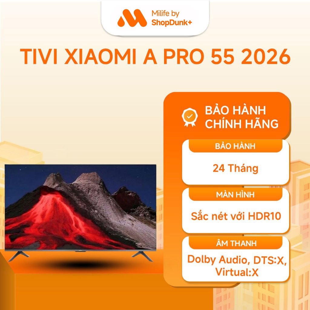 Tivi Xiaomi TV  A Pro 55 2026 Chính Hãng BH 24 Tháng