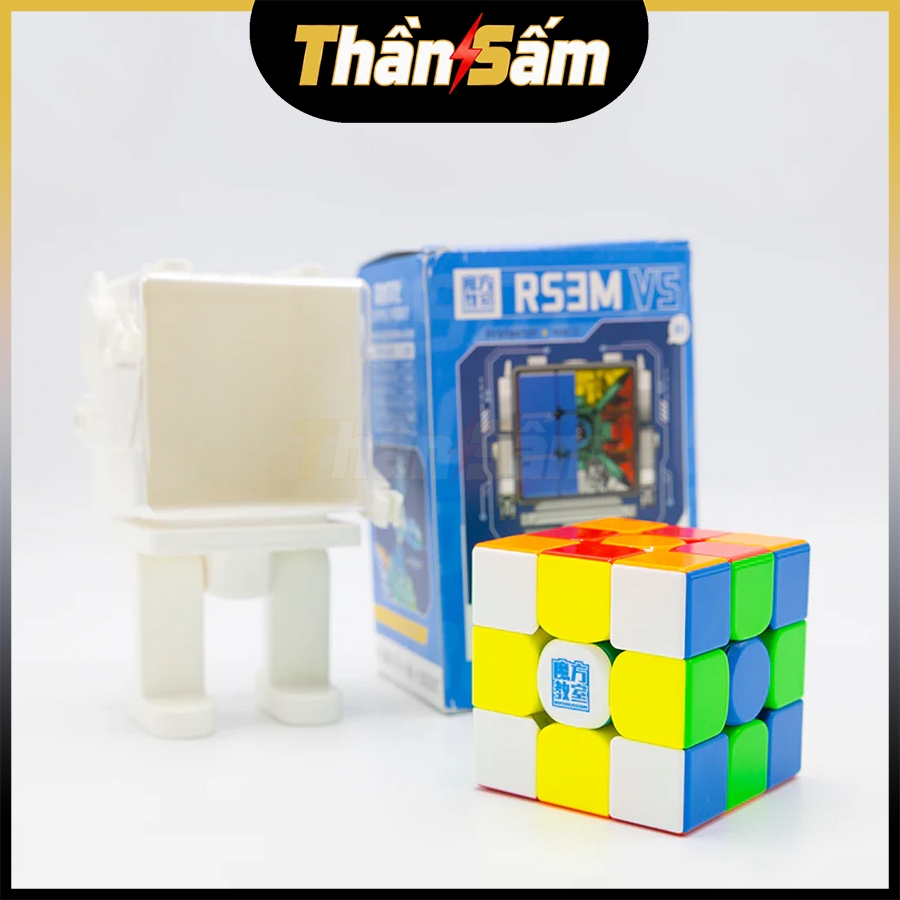 Rubik 3x3 MoYu RS3M V5 RS3 M 3x3 Magnetic Ball Core UV Rubic 3 Tầng Cao Cấp Nam Châm Đồ Chơi Trí Tuệ