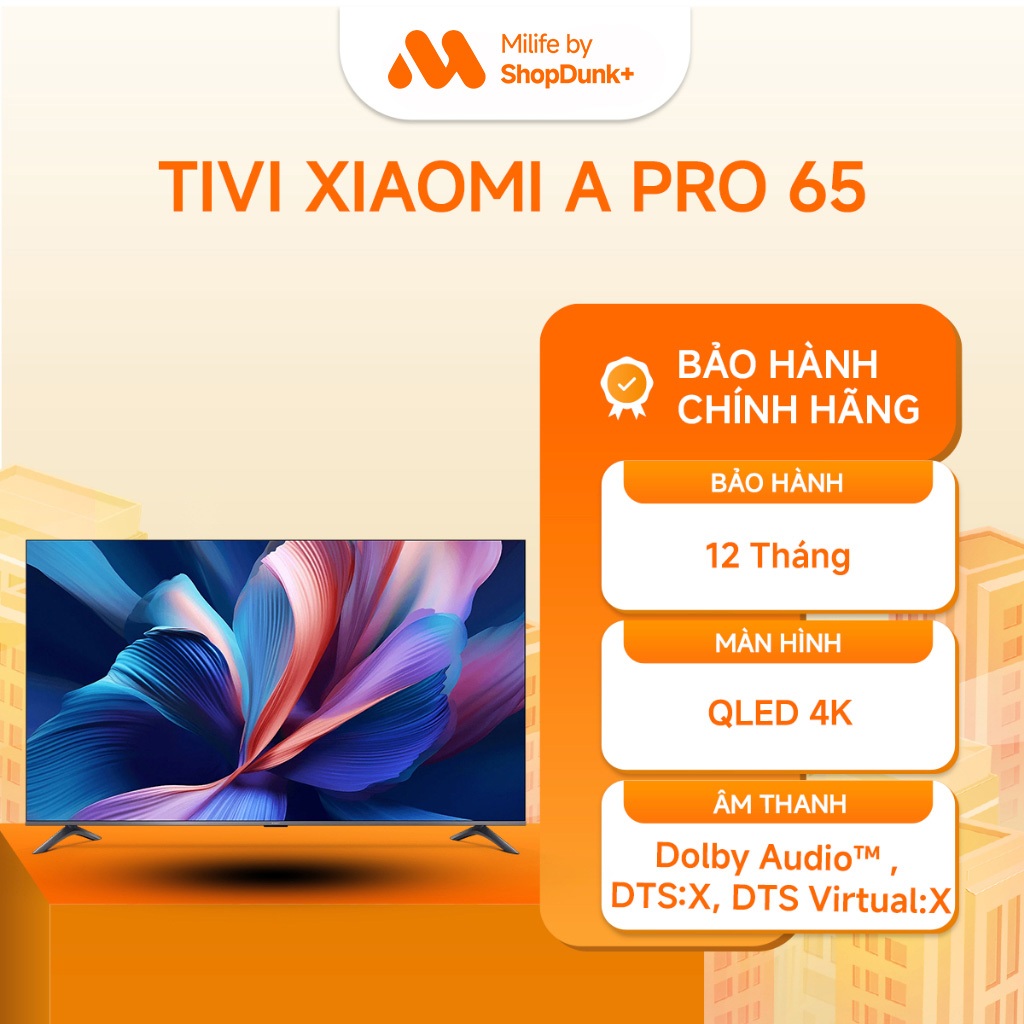 Tivi Xiaomi TV A Pro 65 Inch 2026 Chính Hãng BH 2 Năm