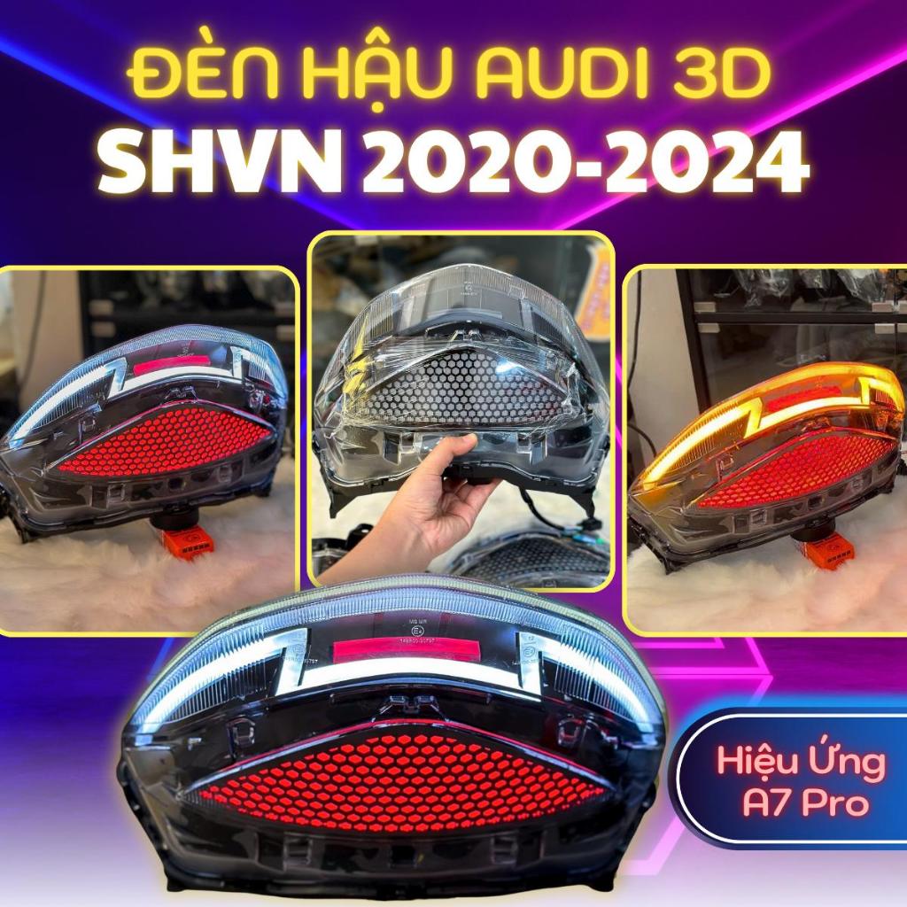 Đèn Hậu Audi 3D Batman A7 Pro Cho SHVN 2020-2024, Hiệu Ứng Ánh Sáng Nổi Bật Lắp Đặt Dễ Dàng, Đèn Tra