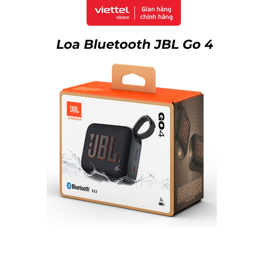 Loa Bluetooth JBL Go 4 Chính hãng | Thiết Kế Nhỏ Gọn | Màu Sắc Đa Dạng | Ghép Nối Đa Loa | BigBuy360 - bigbuy360.vn