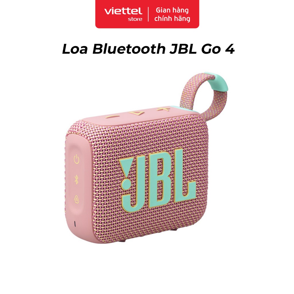 Loa Bluetooth JBL Go 4 Chính hãng | Thiết Kế Nhỏ Gọn | Màu Sắc Đa Dạng | Ghép Nối Đa Loa | BigBuy360 - bigbuy360.vn