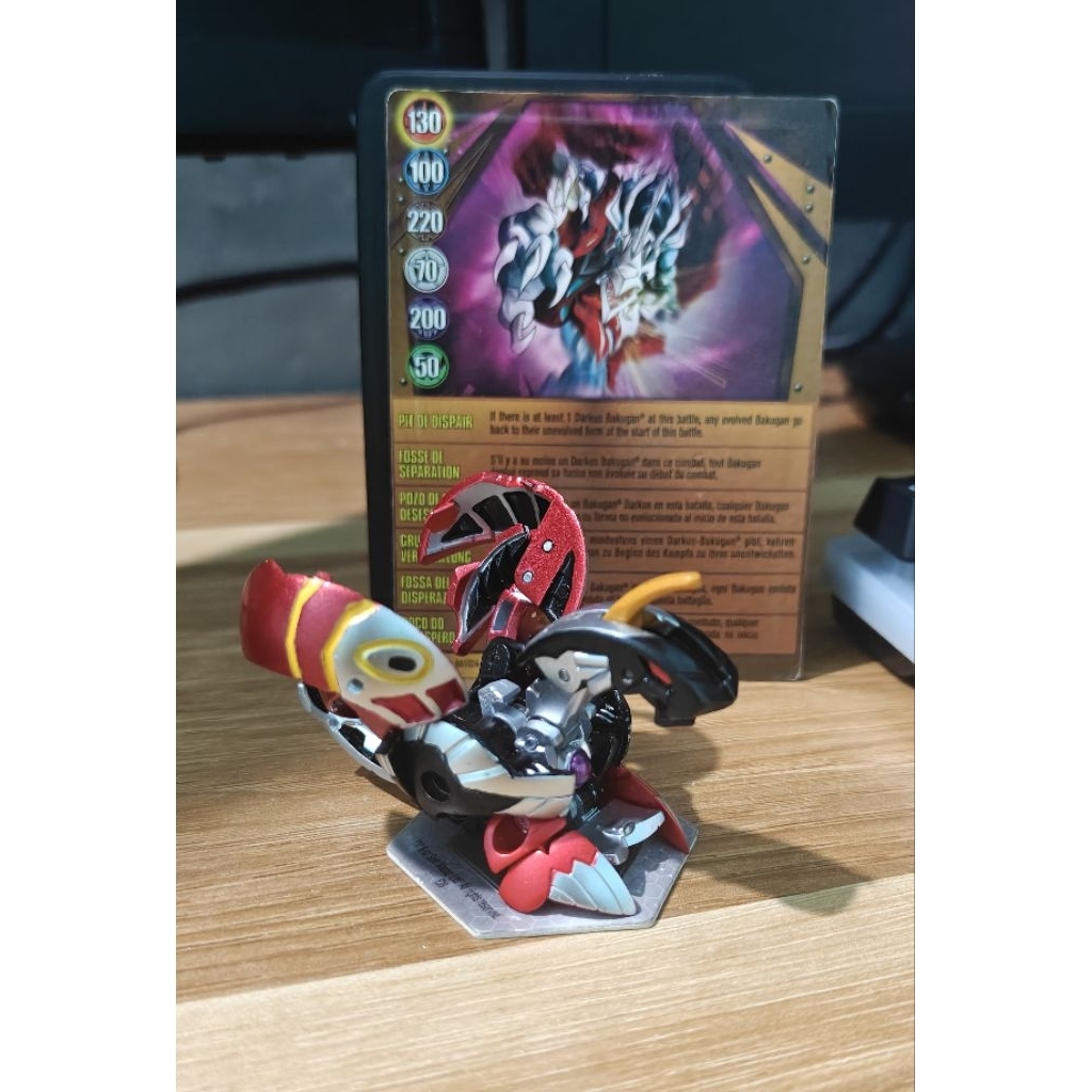Bakugan Mk2 helios+thẻ (real,custom nét)