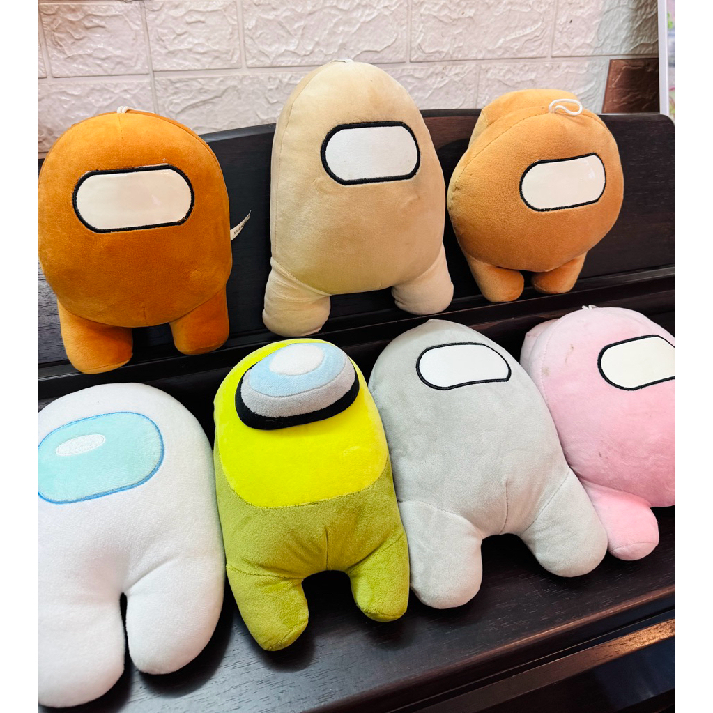gấu bông among us cao 20-25cm/ gấu among uú thanh lý 75k-> 50k