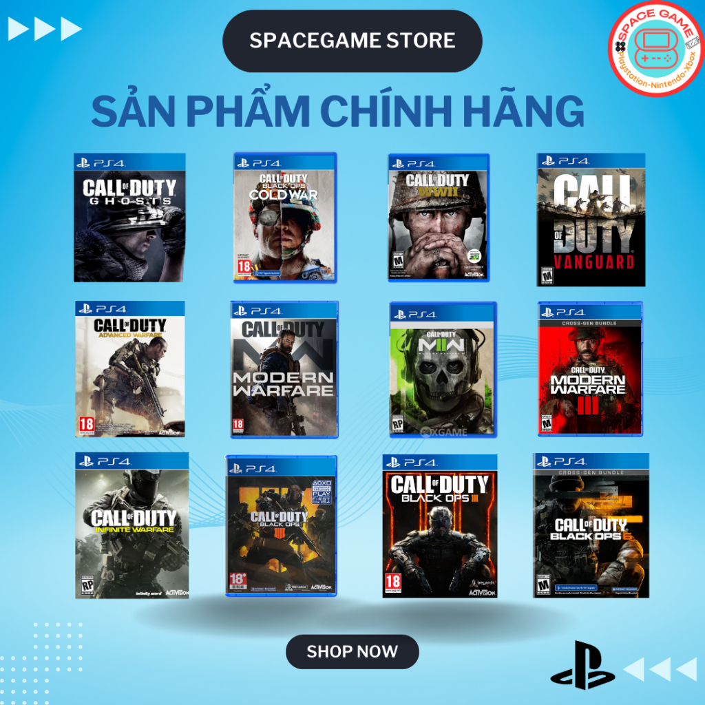 Đĩa Game PS4 : Call Of Duty Like New