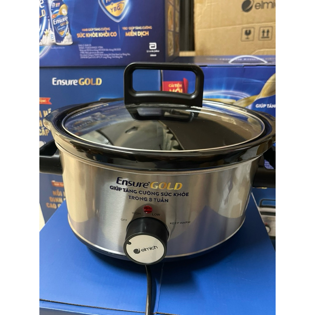 Nồi hầm dinh dưỡng Smartcook EDA-0833 elmich nồi nấu chậm, nấu cháo, ninh xương,hầm gà, nấu lẩu …vv