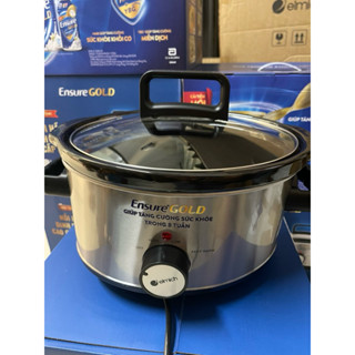 Nồi hầm dinh dưỡng Smartcook EDA-0833 elmich nồi nấu chậm, nấu cháo, ninh xương,hầm gà, nấu lẩu …vv
