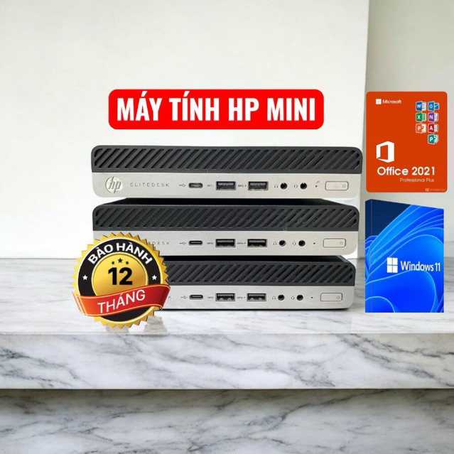 Máy tính pc mini HP- wifi 5G- cpu i3 6100T,7100T,i5 6500T,7500T,8500T,9500T,8700T(Bảo hành 1 năm)