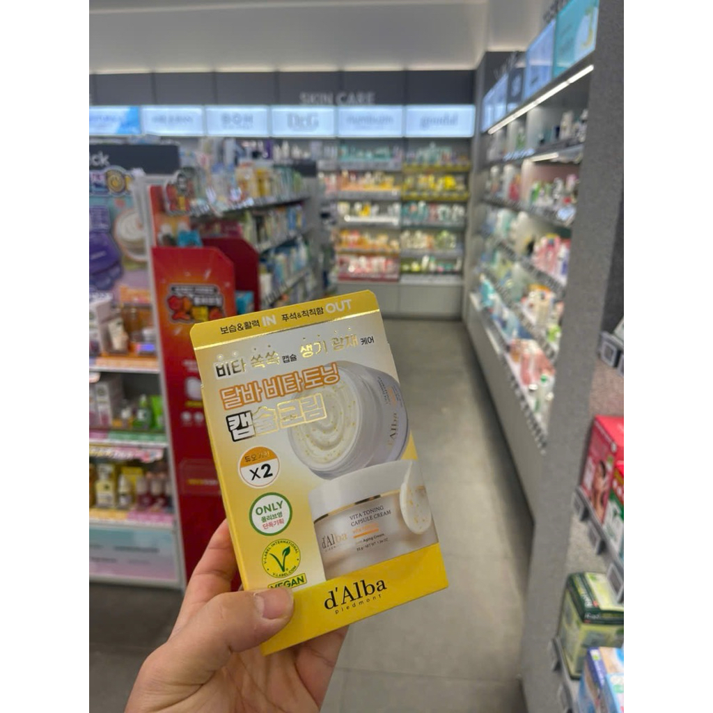 Kem dưỡng d’Alba Vita Toning Capsule Cream - Hàng chính hãng (1 ea unbox)
