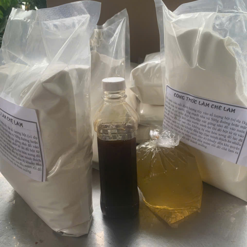 Bột Làm Chè Lam Truyền Thống, Bột Nếp Làm Kẹo Chè Lam - Dũng Huệ Store