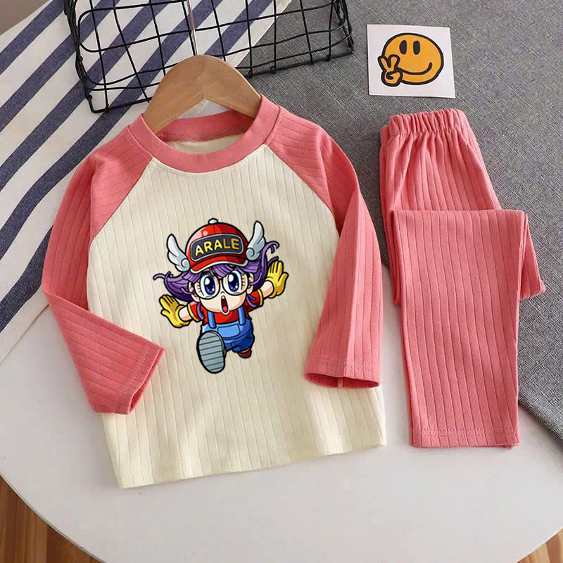 🌸 ĐỒ BỘ BÉ GÁI DÀI TAY GÂN MỀM MỊN – HÌNH DỄ THƯƠNG 🌸 DG500