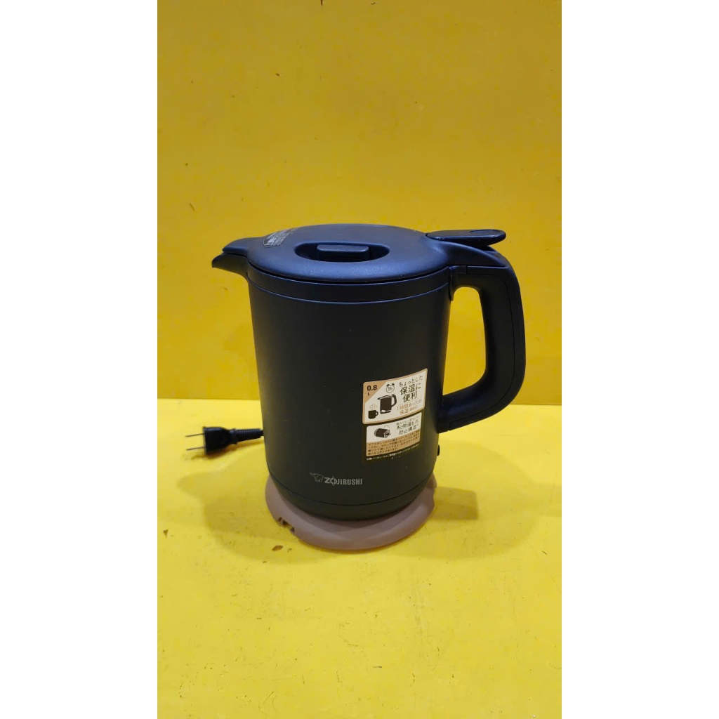 Ấm siêu tốc nội địa Nhật Zojirushi CK-AJ08 (0.8L) (DG91016) lòng Platinum 2 lớp, có chức năng ủ ấm 1