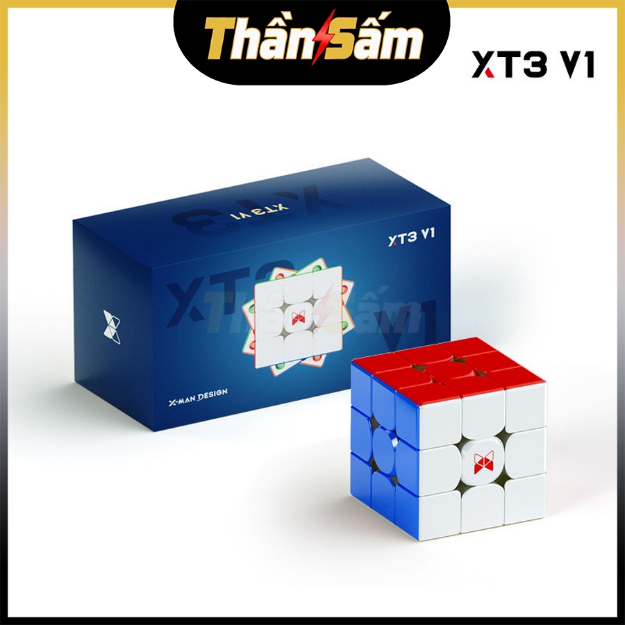 [XT3] Rubik 3x3 QiYi XT3 V1 M XMD X-Man 2024 Flagship Rubic Nam Châm Đồ Chơi Trí Tuệ Trẻ Em