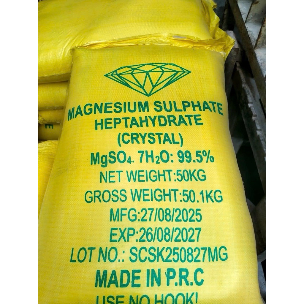 Hoả tốc bao 25kg mgso4,7h20 bao tháp hàng đặt riêng chất lượng cao - siêu xanh lá tốt cây