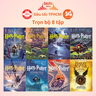 Sách - Harry Potter - Trọn bộ 8 tập - Boxset 7 tập và Tập 8 Đứa trẻ bị nguyền rủa - Trẻ