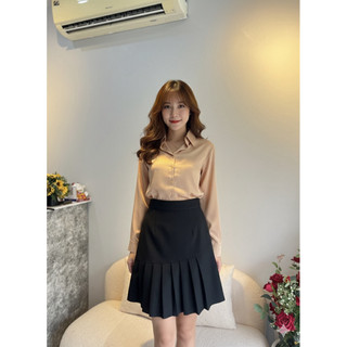 HÌNH THẬT 100% CÓ VIDEO- ÁO SƠ MI LỤA SATIN CAO CẤP