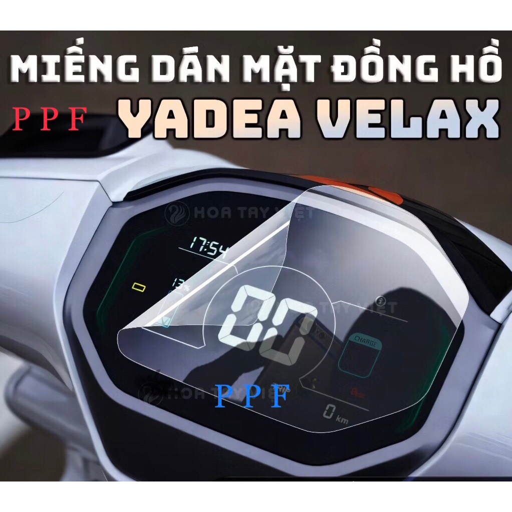 Miếng dán PPF Yadea VeLax,miếng dán PPF bảo vệ màn hình xe điện Yadea VeLax
