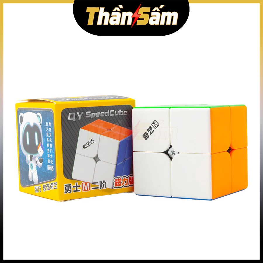 [QiYi] Rubik 2x2 QiYi Warrior M Pro 2025 Stickerless Rubic 2x2x2 Có Nam Châm Đồ Chơi Trí Tuệ Trẻ Em