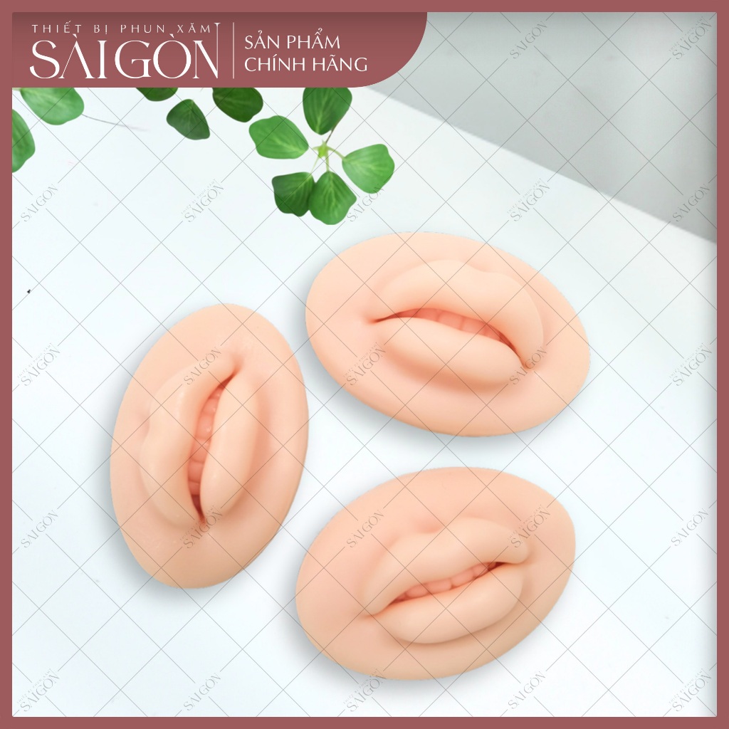 Môi Giả Tập Phun Xăm - Môi 3D Tập Xăm - Môi Giả Tạo Cảm Giác Thật Bám Mực Tốt