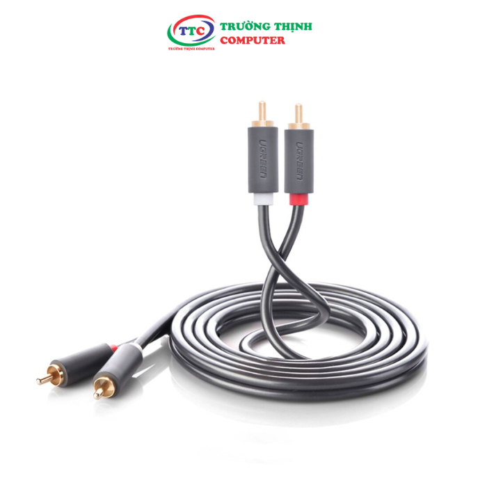 Cáp AV RCA 2 Đầu Hoa Sen Dài 1m Ugreen 30747