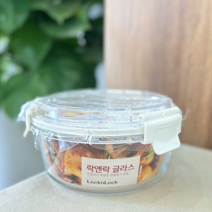 LLG896 – Hộp Thủy Tinh 950ml Nắp Tritan LocknLock – Màu Trắng – Hộp Đựng Thực Phẩm Thủy Tinh