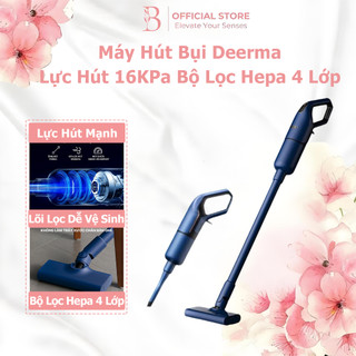 [Bảo Hành 1 Năm] Máy Hút Bụi Cầm Tay Đa Năng Deerma Lực Hút Siêu Mạnh 16000Pa Lọc HEPA Có Thể Giặt
