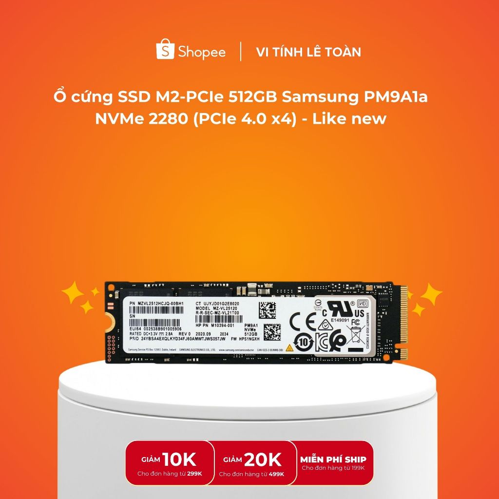 🚀 SSD SAMSUNG PM9A1a 512GB – "QUÁI VẬT" TỐC ĐỘ, NÂNG CẤP ĐÁNG TIỀN NHẤT