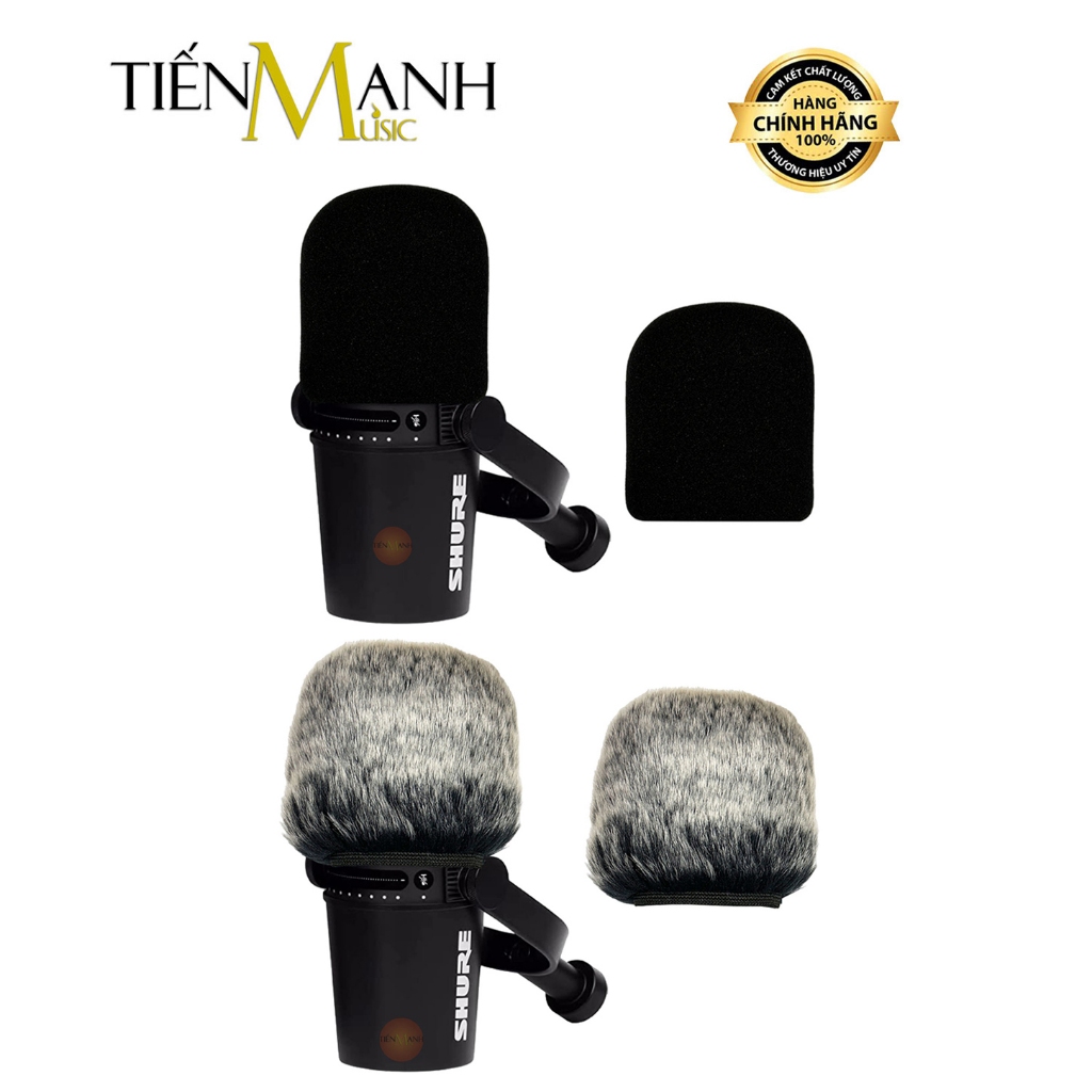 Mút Bọc Đầu Micro Shure MV7K, MV7S, MV7X - Foam Lọc Âm Chắn Gió Mic Cover Windscreen Furry MV7