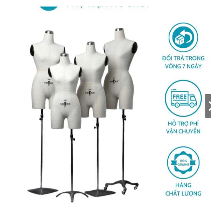 Manocanh thiết kế daiming ma nơ canh nam nữ vải bọc cao cấp dùng trong thiết kế - sada shop 06
